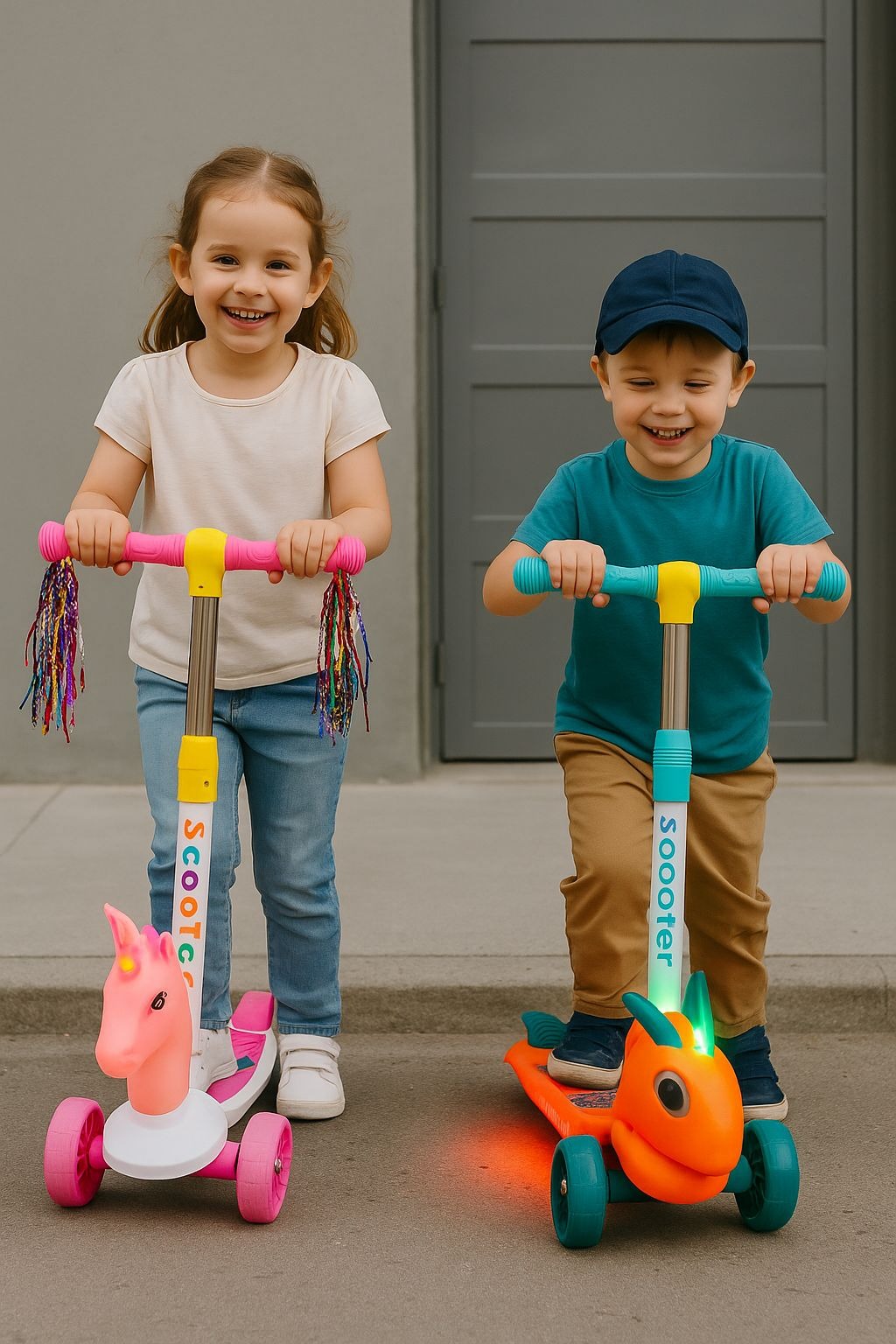 Patineta Scooter Infantil Animalitos